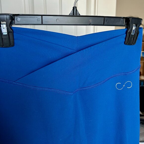 Curves & Combat Boots - Blue 'Naked' Leggings - Picture 4 of 7